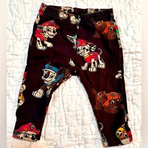 Zara 9-12 month paw patrol pants
